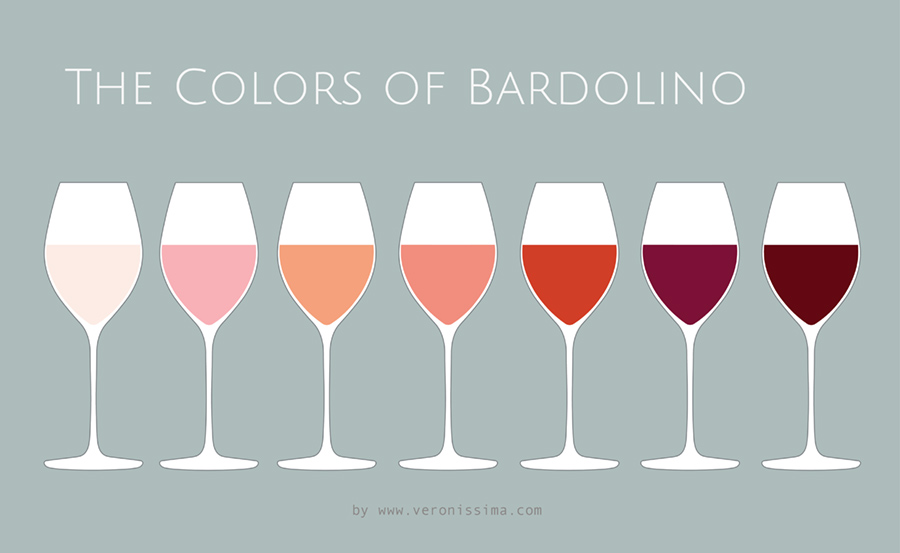 Bardolino wine color scheme