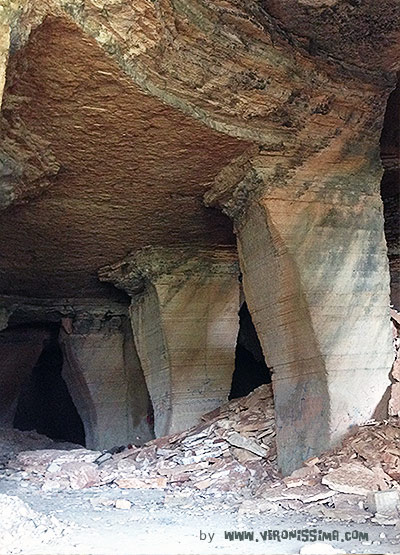 Galleries of a Marble quarry in Valpolicella