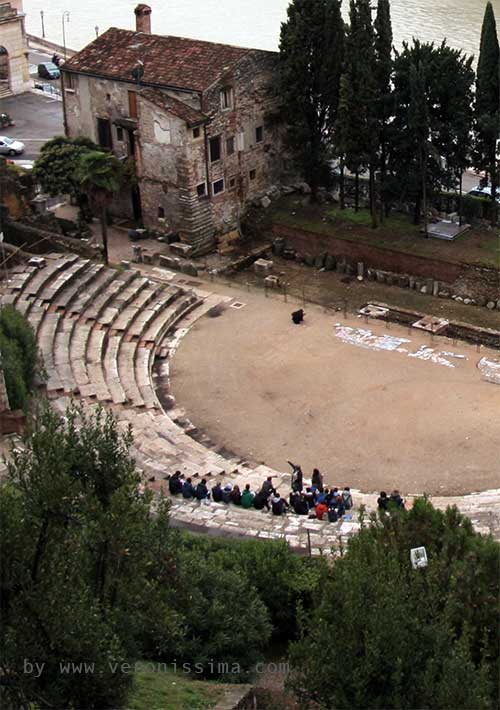 Roman theater in Verona