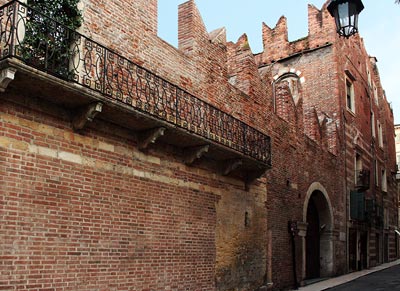la casa di Romeo a Verona