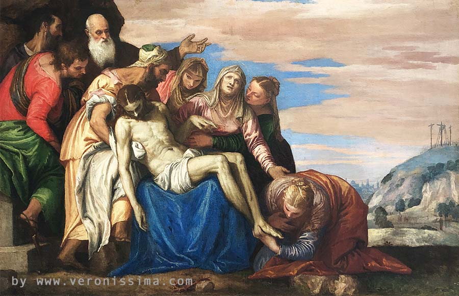 Dipinto con una deposizione di Paolo Veronese