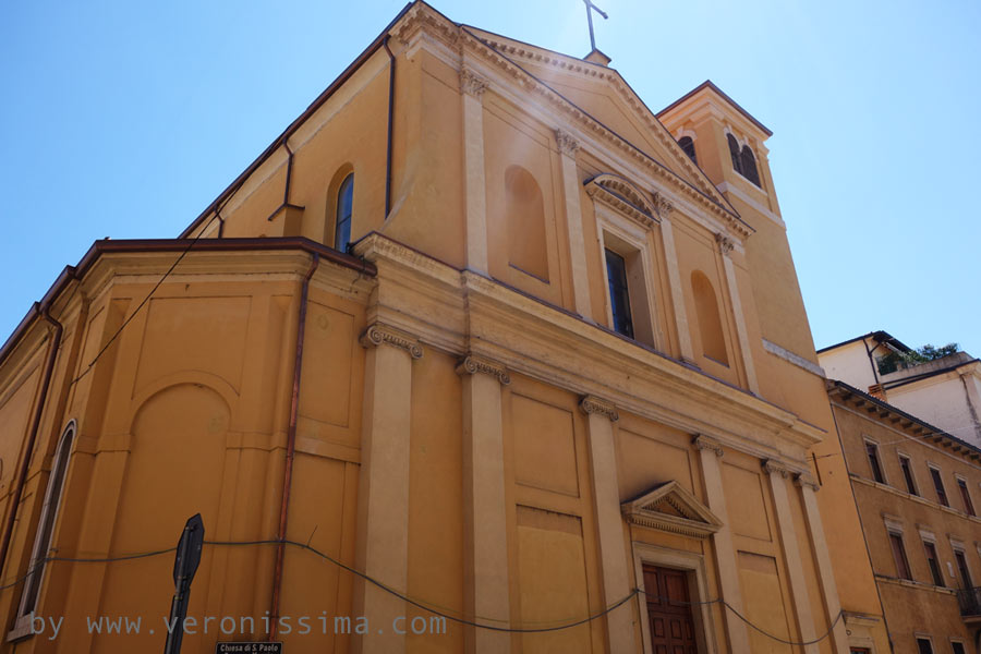 The church od St Paul in Campo Marzio in Verona