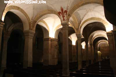 la chiesa inferiore di san fermo