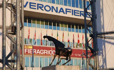 L'ingresso della Fiera di Verona