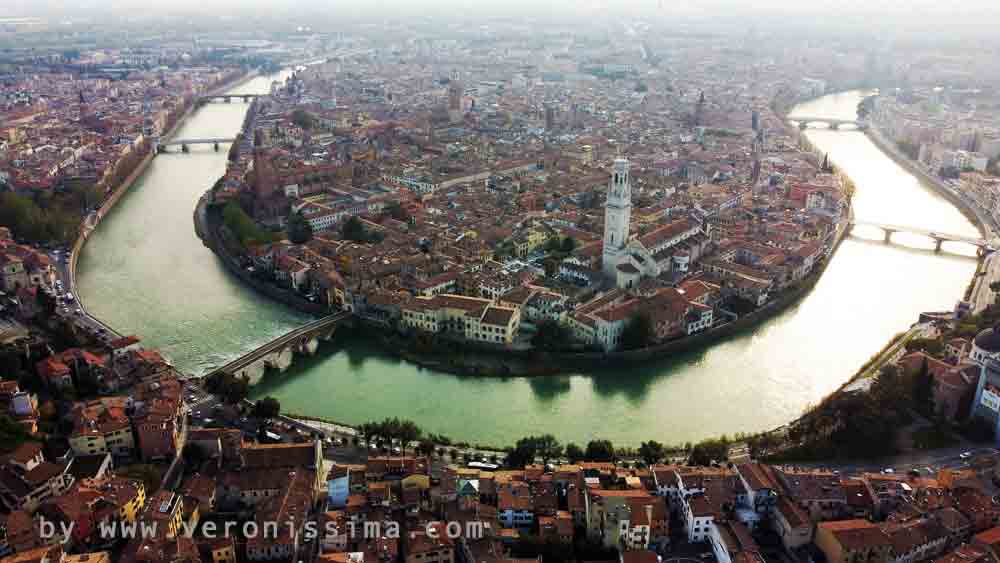 Il centro storico di Verona