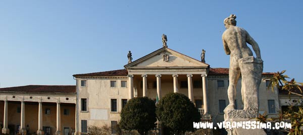 The facade of a Venetian villa