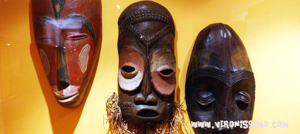 Masks and African works of art
