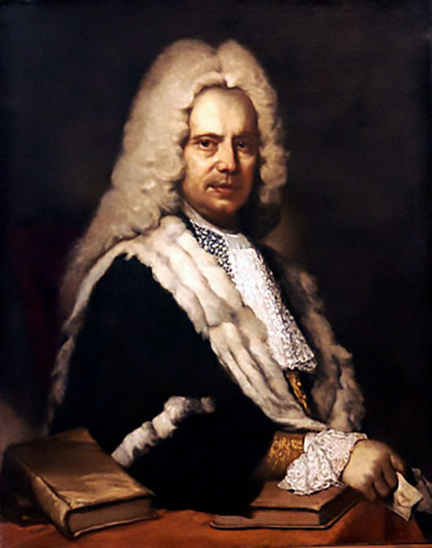 portrait of Scipione Maffei with XVIII wig