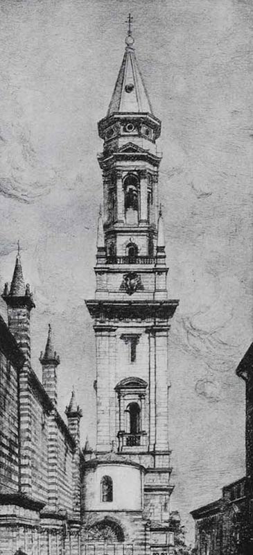 progetto per il campanile del Duomo