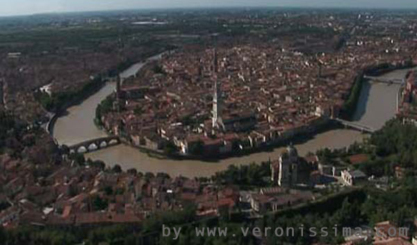 Verona by plane