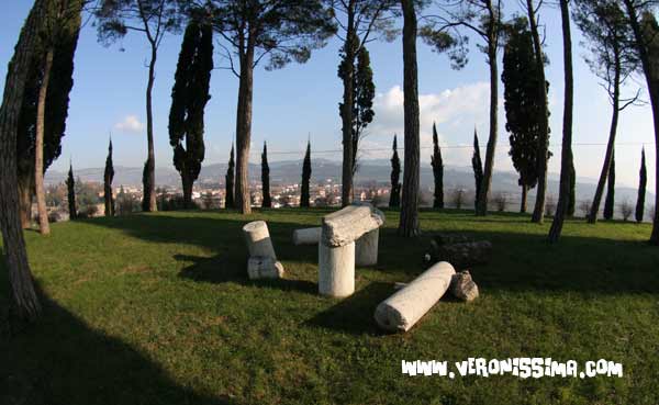 remains of roman temple in valpolicella