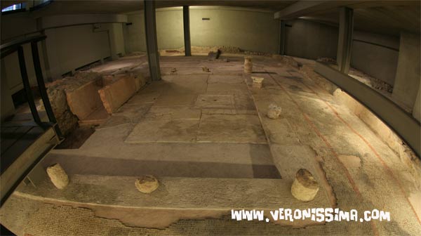 selciato romano della via Postumia a Verona