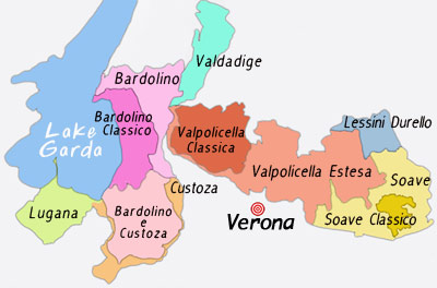 verona wine producing areas