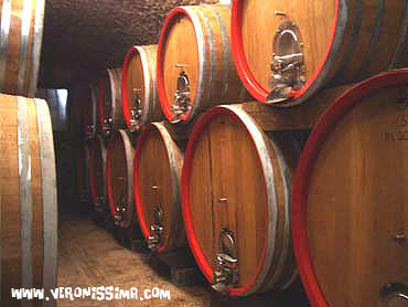 Barrels inside de Buris winery