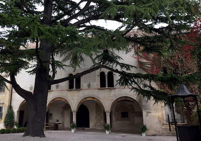 The facade of villa de Buris in Valpolicella