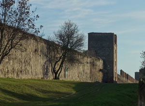 Le mura di Cangrande sulle Torricelle