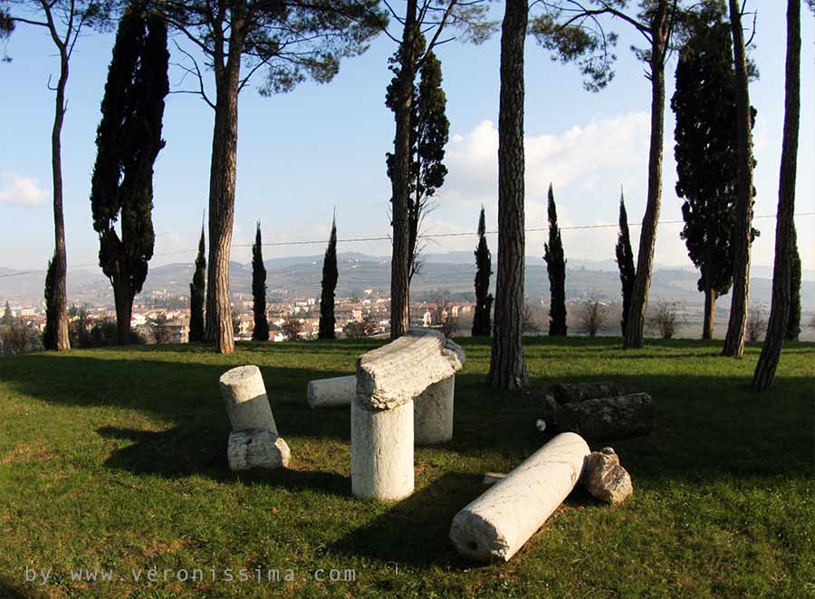 remains of a Roman temple in Valpolicella